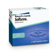 Kính áp tròng Bausch&Lomb dùng 1 tháng không màu, lens mắt trong suốt có độ độ cận - Lens Optic