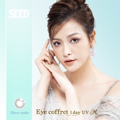 Kính áp tròng SEED 1 ngày màu Sheer Make, lens SEED Eye coffret 1 day