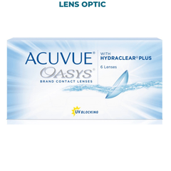Kính Áp Tròng Acuvue Oasys 2 Week (Hydraclear Plus) – Lens Trong Suốt Dùng 2 Tuần