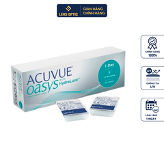 Kính Áp Tròng Acuvue Oasys 1 Day HydraLuxe, Lens 1 Ngày Cao Cấp