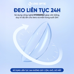 Kính Áp Tròng Acuvue Vita 1 Tháng, lens trong suốt có độ cận