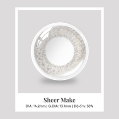 Kính áp tròng SEED 1 ngày màu Sheer Make, lens SEED Eye coffret 1 day