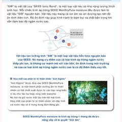 Kính áp tròng 1 tháng không màu - SEED MonthlyPure moisture ( độ -0.50 đến -12.00 )