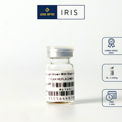 Kính Áp Tròng Che Khuyết Điểm Mắt IRIS BLACK PUPIL, Lens Thẩm Mỹ Iris