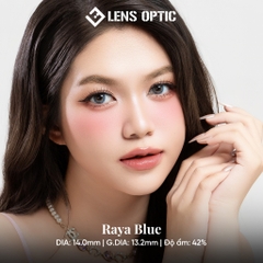 Kính Áp Tròng 1 Tháng RAYA BLUE, Lens Xanh Dương Quyến Rũ