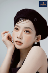 Kính áp tròng 6 tháng Blur Brown , lens màu nâu có độ cận