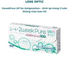 Kính áp tròng Loạn Thị không màu 2 Tuần - SEED 2week pure Up for astagmatism
