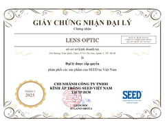 Kính áp tròng SEED 1 ngày - Màu Sweetie Make, lens SEED eye coffret 1 day UV- Lens Optic