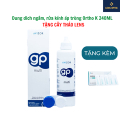 Dung Dịch Ngâm Rửa kính áp tròng Cứng Avizor GP Multi 240ml (Cho Ortho-K)