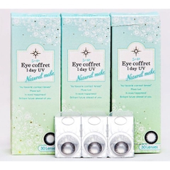 Kính áp tròng SEED dùng 1 ngày  màu Natural Make, lens SEED Eye coffret 1 day UV- Lens Optic