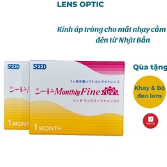Kính áp tròng SEED 1 tháng không màu - SEED Monthly Fine UV
