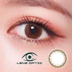 KÍNH ÁP TRÒNG 1 NGÀY SOUL BROWN CLALEN IRIS – Lens Nâu Tự Nhiên Cho Mắt Cận