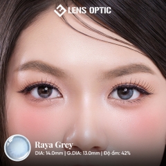 Kính Áp Tròng 1 Tháng RAYA GREY, Lens Xám Tây Quyến Rũ