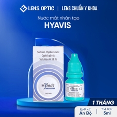 Nước Nhỏ Mắt Nhân Tạo HYAVIS 5ml - Cấp ẩm dành cho kính áp tròng