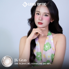 Kính áp tròng 6 tháng màu JK Gray giãn tròng 14.2mm