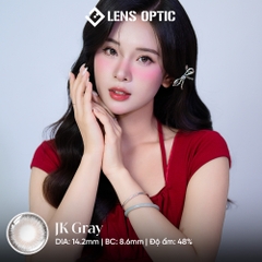 Kính áp tròng 6 tháng màu JK Gray giãn tròng 14.2mm