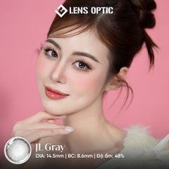 Kính áp tròng 6 tháng màu JL Gray giãn tròng 14.5mm