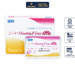 Kính áp tròng SEED 1 tháng không màu - SEED Monthly Fine UV