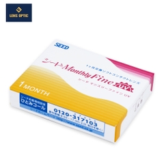 Kính áp tròng SEED 1 tháng không màu - SEED Monthly Fine UV