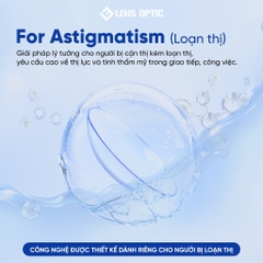 Kính áp tròng cận loạn thị 1 Ngày ACUVUE MOIST for Astigmatism