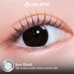 Kính Áp Tròng 1 Ngày Jazz Black Clalen Iris – Lens Màu Đen Có Độ Cận