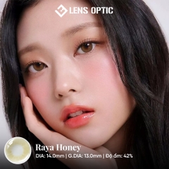Kính Áp Tròng 1 Tháng RAYA HONEY, Lens màu mật ong tự nhiên