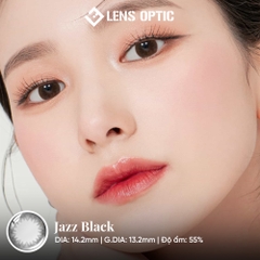 Kính Áp Tròng 1 Ngày Jazz Black Clalen Iris – Lens Màu Đen Có Độ Cận