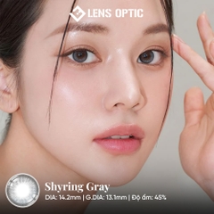 Kính áp tròng LENSGRAPHY 1 ngày Màu Shyring Brown, lens tone nâu tự nhiên, siêu trong