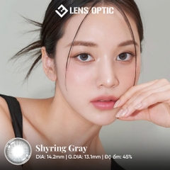Kính áp tròng LENSGRAPHY 1 ngày Màu Shyring Brown, lens tone nâu tự nhiên, siêu trong