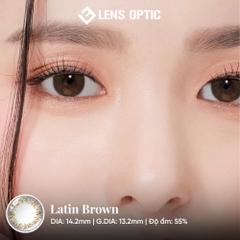 Kính Áp Tròng 1 Ngày Clalen Iris Latin – Lens Nâu Cho Mắt Cận
