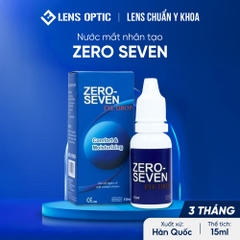 Nước nhỏ mắt Lens Zero Seven 15ml - Nước mắt nhân tạo cho kính áp tròng 