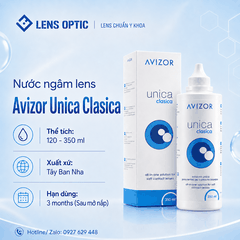 Dung Dịch Ngâm Kính Áp Tròng Avizor Unica Clasica Đa Năng Dành Cho Mắt Nhạy Cảm