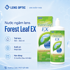 Dung dịch ngâm rửa kính áp tròng Forest Leaf Ex - Dịu Nhẹ, Chống Khô Mắt