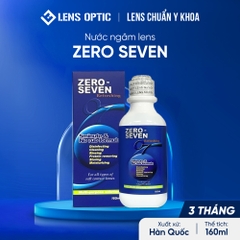 Nước ngâm kính áp tròng Zero Seven 160ml -  Sạch Sâu, Khử Trùng