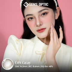 Kính áp tròng 6 tháng màu OW Gray giãn tròng 14.2mm
