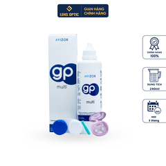 Dung Dịch Ngâm Rửa kính áp tròng Cứng Avizor GP Multi 240ml (Cho Ortho-K)