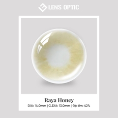 Kính Áp Tròng 1 Tháng RAYA HONEY, Lens màu mật ong tự nhiên