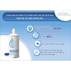 Nước Rửa Lens /Ngâm Kính Áp Tròng Acuvue RevitaLens | Khử Trùng Kép, Chống Khô Mắt