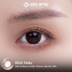 Kính áp tròng SEED 1 ngày màu Rich Make, lens SEED Eye Coffret 1 day UV (1 hộp)