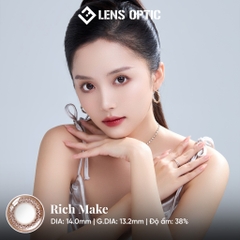 Kính áp tròng SEED 1 ngày màu Rich Make, lens SEED Eye Coffret 1 day UV (1 hộp)