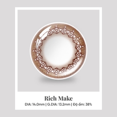 Kính áp tròng SEED 1 ngày màu Rich Make, lens SEED Eye Coffret 1 day UV (1 hộp)