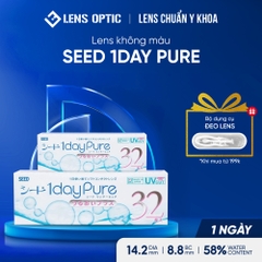 Kính áp tròng SEED 1 ngày không màu , Lens 1 ngày SEED 1day Pure