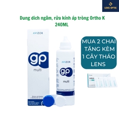 Dung Dịch Ngâm Rửa kính áp tròng Cứng Avizor GP Multi 240ml (Cho Ortho-K)
