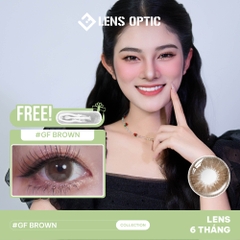 Kính áp tròng 6 tháng màu GF Brown giãn tròng 14.2mm