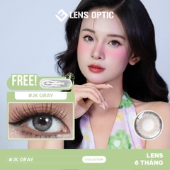 Kính áp tròng 6 tháng màu JK Gray giãn tròng 14.2mm