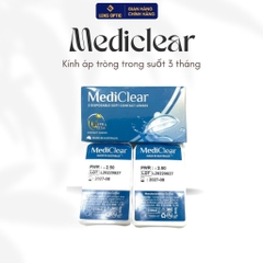 Kính Áp Tròng Trong Suốt Mediclear Úc dùng 3 Tháng - Chất Lượng Y Tế