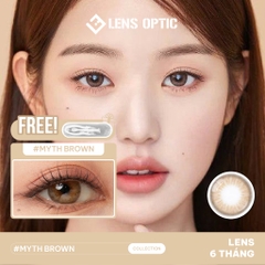 Kính Áp Tròng 6 Tháng Myth Brown – Lens Nâu Tự Nhiên Hot Nhất 2025