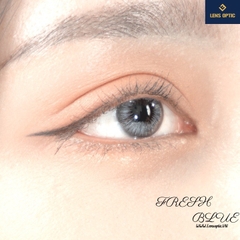 Kính áp tròng Acuvue Define Fresh Blue: lens màu Xanh Dương 1 ngày cho mắt cận