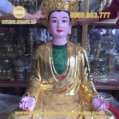 Tượng cô Chín mạ vàng 24k cao 107cm