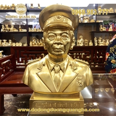 Tượng Đồng Võ Nguyên Giáp Dát Vàng 9999